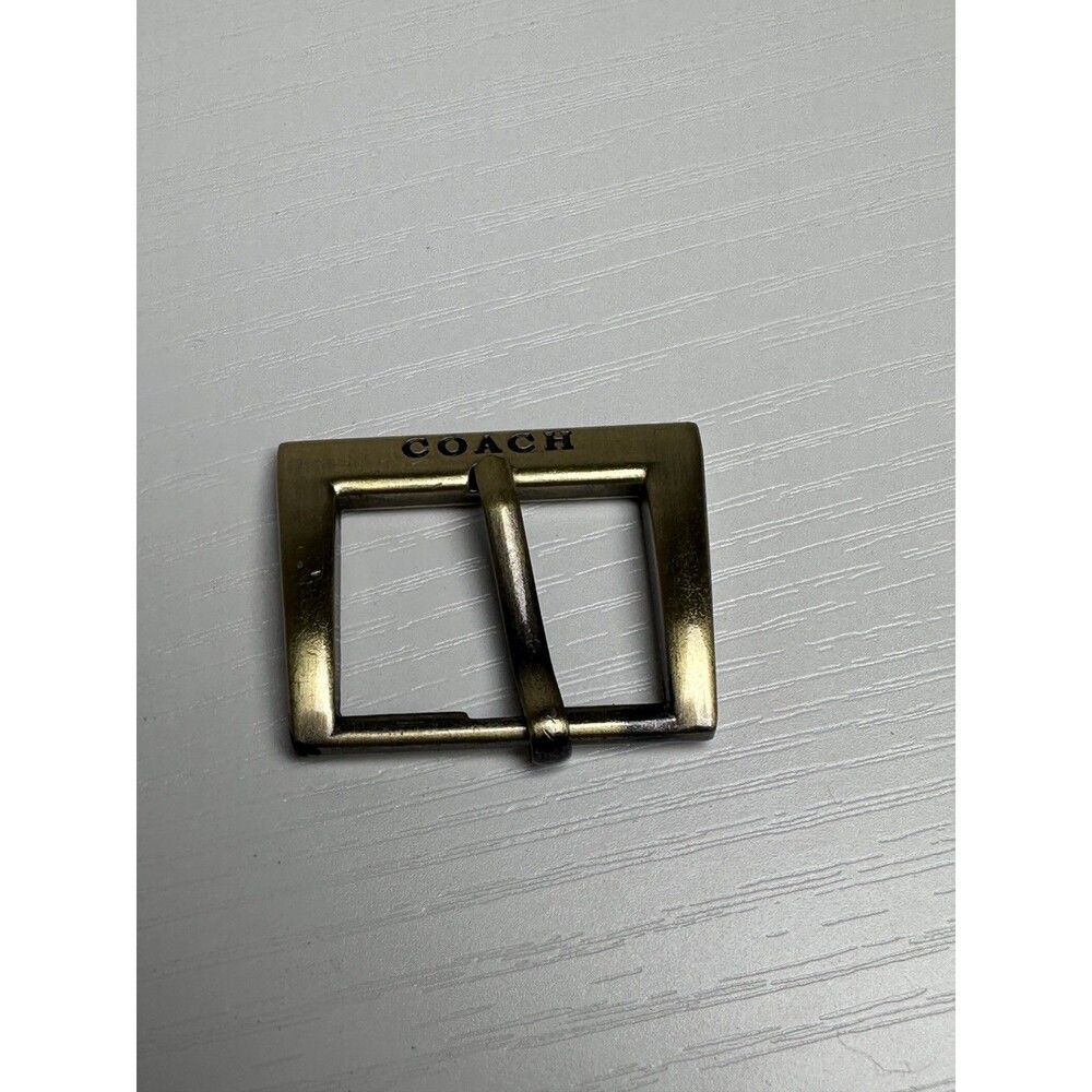 Vintage Coach Gold Brass Center Bar Replacement Belt Buckle Purse Bag Hardware